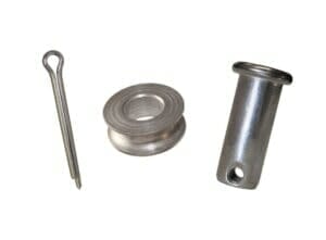 Stainless Steel Right Hand for use with 1/4 Wire Rope Diameter Loos & Co Cableware Division MS21252-C8RL Clip Locking 